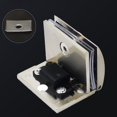 thumbnail image 4 of Glass hinge wine cabinet door hinge opening glass flat door hinge, 4 of 8
