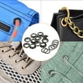 thumbnail image 6 of Uxcell Eyelets with Washers, 11 x 6 x 5mm Iron Through Hole Hollow Rivets Grommets Black 300set, 6 of 6