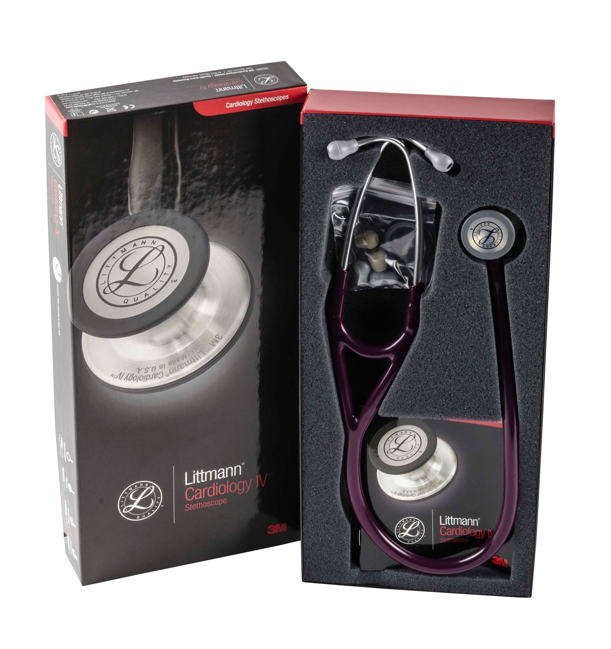 3m 6156 Littmann Cardiology IV Stethoscope 27" Tubing Plum