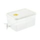 thumbnail image 2 of Dispensador de bebidas de plástico de gran capacidad de 3 y 5 litros con grifo | Jarra para té helado, limonada y frutas | Tapa hermética para fiestas, barbacoas y uso familiar | Recipiente apto, 2 of 9