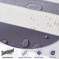 thumbnail image 2 of Cortina de ducha Madison Park Spa Waffle Weave, 90 x 180 cm, color azul, 2 of 8