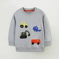 thumbnail image 5 of MEZZALL Boys Cartoon Helicopter Construction Vehicle Hoodie Soft Knit Pullover Long Sleeve Sweatshirt Kids Autumn Winter Casual Wear Stylish Teen Dailywear, 5 of 9