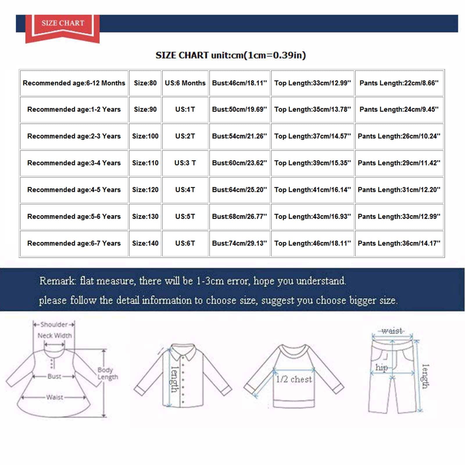CFLVAEK Ensembles de Vêtements pour Enfants Pcs Couleur Unie