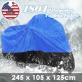 thumbnail image 3 of Standard Motorcycle Cover Basic Dust and Dirt Protection 180T XL Blue Black, 3 of 6