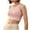 Pink, variant on Celivon Womens Sports Bras Removable Padded Tank Tops Sleeveless Fitness Workout Running Crop Tops Full Coverage Vest Underwear Yoga Everyday Bra Size S-L