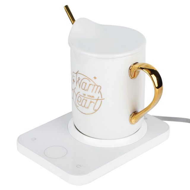 Calentador de tazas eléctrico, placa calefactora, interruptor de pantalla táctil para uso en escritorio de oficina en casa, CN 220V