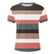 thumbnail image 3 of Camisetas de Manga Larga para Hombres Imprimir Fallow Cuello Redondo Camiseta, Moda Casual Manga Corta Mezcla de Algodón/Lino, 3 of 5