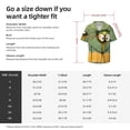 thumbnail image 5 of Fotbe Quirky Cartoon 123 Camisa Estampada de Manga Corta para Hombre, Casual de Verano, Estilo Playero, Sin Arrugas-X-Large, 5 of 5