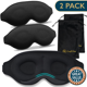 thumbnail image 1 of ComfiTime Máscara para Dormir en Paquete de 2: Máscara para Dormir 100 % Opaca, Cubre Ojos para Hombres y Mujeres, Antifaz para Contorno con Deflector Nasal, Suave y Liviana, sin Látex, 1 of 11
