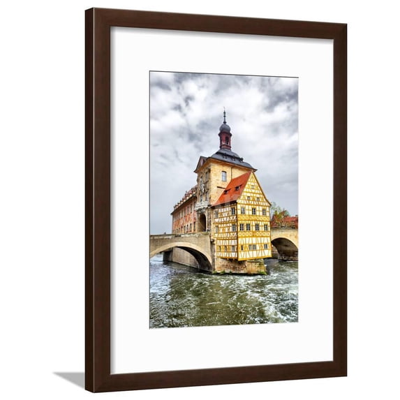 Town Hall on the Bridge, Bamberg, Germany, Framed Art Print Wall Art by Zoomzoom Sold by Art.Com