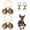 D-ring(Fits All Dogs), variant on Copper Bells for Dog Collars with Snap Clips - Dog Bells to Go Outside,Made of Pure Copper for Dogs/Cat - Clear Sound & No Rust - Know Where Your Pet D-ring(Fits All Dogs)