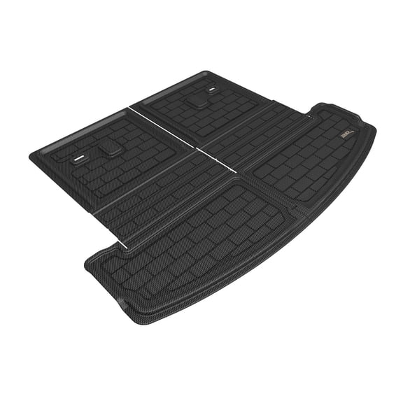 3D Maxpider 2024-2026 Fits Hyundai Santa Fe Kagu Black Integrated Seatback Cargo Liner M1HY1491309