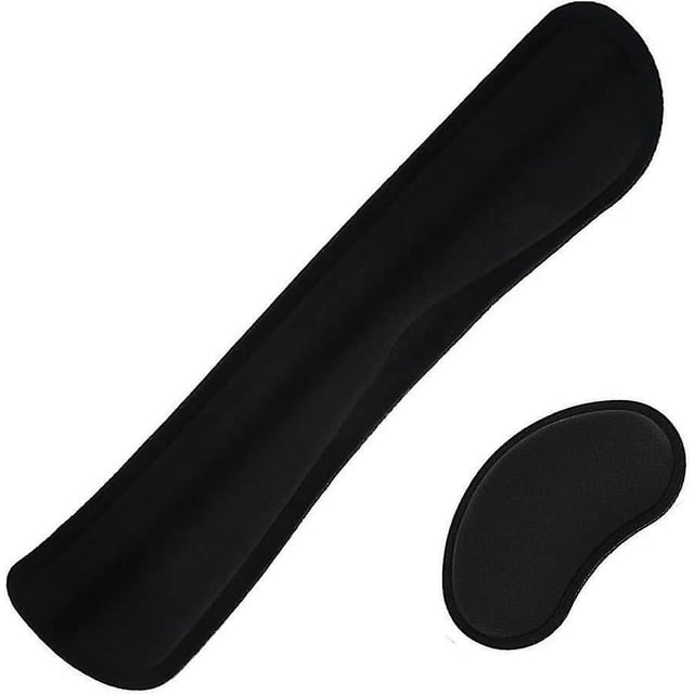 Juego de reposamuñecas para teclado y reposamuñecas para ratón, para soporte de muñeca en computadora, computadora portátil, oficina y juegos