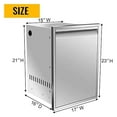 Outdoor Kitchen Trash Drawer with Trash Bin Pull Out Drawers for