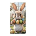 thumbnail image 2 of Weloille Easter Door Cover Decoration, 35 x 71 Inch Festive Pattern Door Curtain, Reusable Washable Fabric Door Banner, Holiday Decor for Front Door, Entryway, Living Room and Party Backdrop, 2 of 6