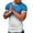 Blue, variant on Men White T Shirt Black T Shirts Mandarin Collar Shirts for Men Men's Shirts Casual Men's White T-Shirts Cotton T Shirts for Men