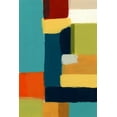 thumbnail image 2 of Vess, June Erica 13x18 White Modern Wood Framed Museum Art Print Titled - Metro Palette I, 2 of 4