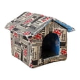 thumbnail image 1 of Cueva para gatos, refugio de invierno, casa lavable para exteriores para gatitos en el patio trasero M 38X35X38CM, 1 of 7
