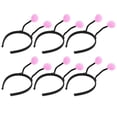 thumbnail image 2 of Here's a refined and engaging product description based on the details you provided:\n\n \n\n**6pcs Lightweight Hair Ball Headbands – Creative Cartoon, 2 of 4