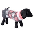 thumbnail image 3 of Vestido suéter de punto con cuello alto para cachorro Gatito cálido para el día de San Valentín (M Gris) brillar Electrónica, 3 of 5
