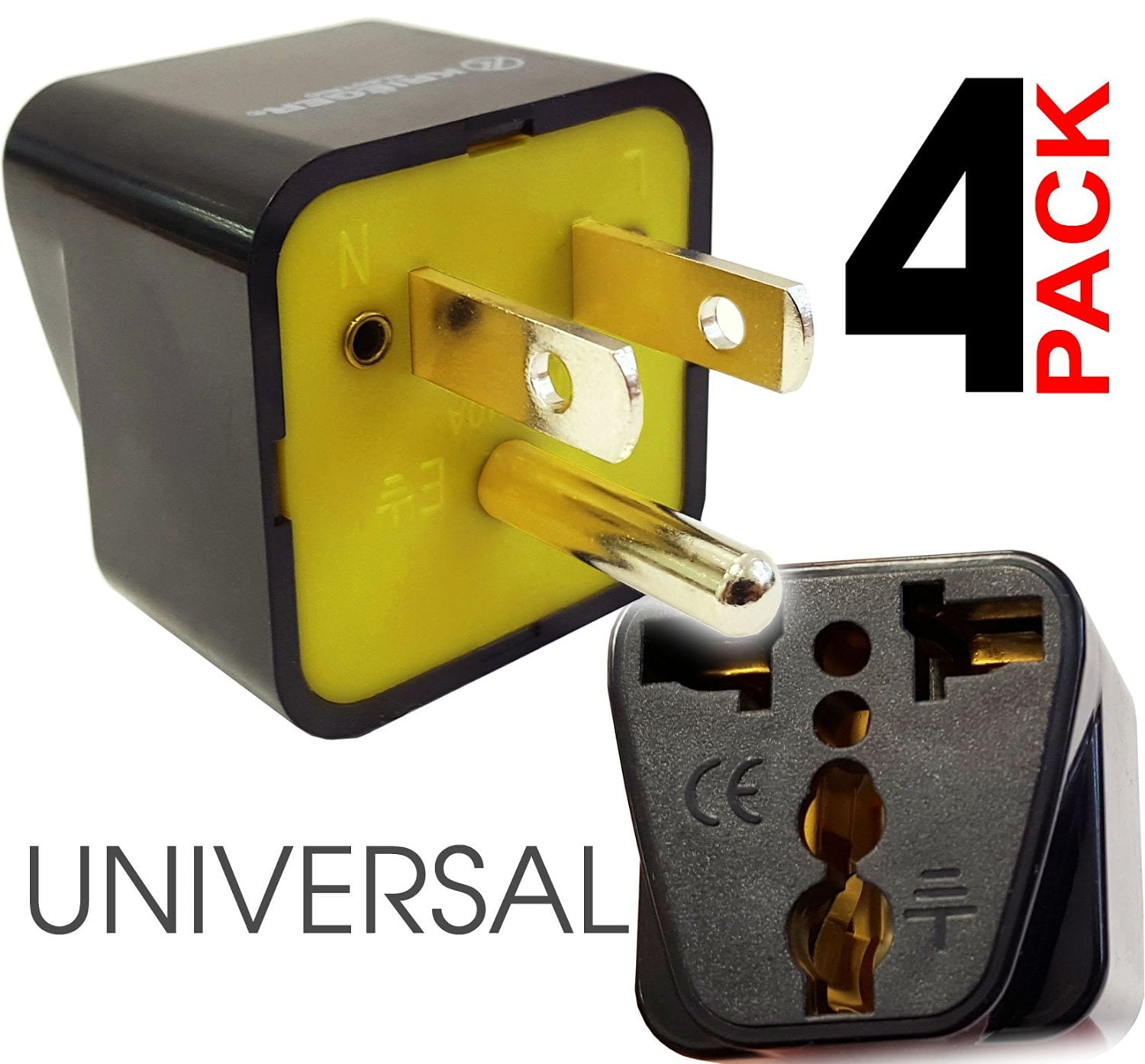 KRIEGER® Grounded Universal American US Canada / Japan (type B) Plug