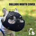thumbnail image 6 of Anti-Bite Dog Muzzle,Short-Billed Rubber Muzzle,Breathable Design,Secure Straps for Small Breeds,Training Aid,Non-Slip Comfort Muzzle,Pet Safety Gear|Plastic,Black,MIANHT, 6 of 8