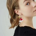 thumbnail image 5 of Christmas Grinch Countdown Blind Box Creative Cartoon Green Monster Popular Earrings, 5 of 5