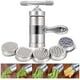 thumbnail image 5 of Máquina de pasta Manual, máquina exprimidora de pasta de acero inoxidable, máquina exprimidora de frutas y verduras, herramientas para hacer espagueti con 5 formas de pasta Adepaton HFP-0154, 5 of 7