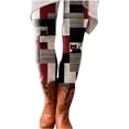 thumbnail image 1 of Pantalones largos de cintura alta con estampado casual de moda para mujer Pompotops  ulkah943427, 1 of 5