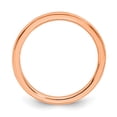 thumbnail image 2 of Sterling Silver Stackable Expressions Rose Gold Plated Polished Ring Size 8, 2 of 5