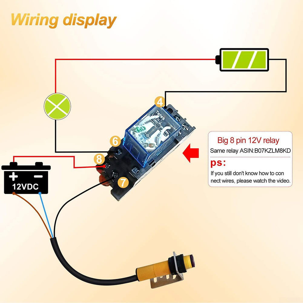 E3F-R2P3 2m Reflective Photoelectric Switch Sensor PNP NO NC 6-36V DC M18X1 