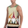 thumbnail image 2 of Gukieu Christmas Card With Gnomes Print Men's Quick Dry Fitness Vest, Round Neck Sleeveless Fitness Bodybuilding Top-XX-Large, 2 of 7