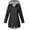 Black, variant on 3-In-1 Hooded Parka, Detachable Liner Jacket, Winter Hiking Coat Black 3Xl , Coat