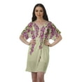 thumbnail image 1 of Moomaya Womens Casual Dresses Short Printed Womens V Neck Flowy Dress Plus Size, 1 of 6