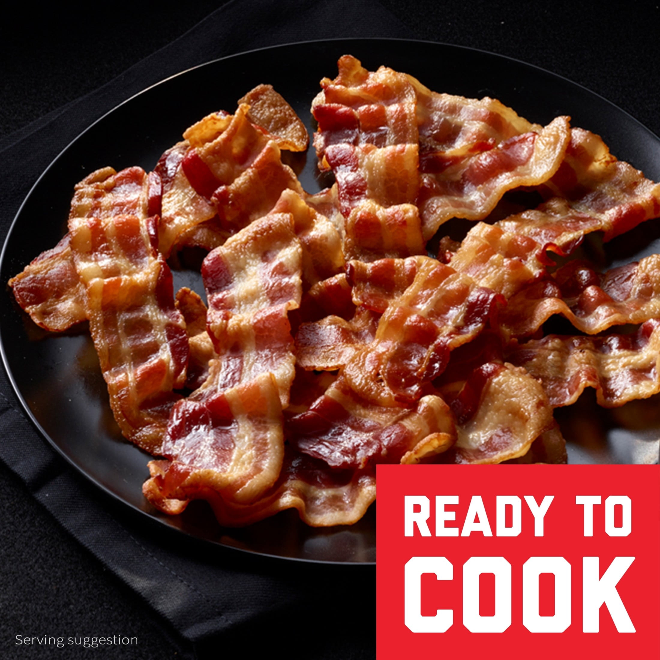 HORMEL BLACK LABEL Microwave Ready Bacon, Gluten Free, Refrigerated, 12 oz Plastic Package (4 Pack)
