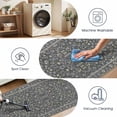 thumbnail image 2 of Washable Kitchen Runner Rug 60" x 22", Non-Slip Soft Low Profile Kitchen Rug, Farmhouse Distressed Floral Oriental Rug for Kitchen, Hallway & Laundry Room, 2 of 6