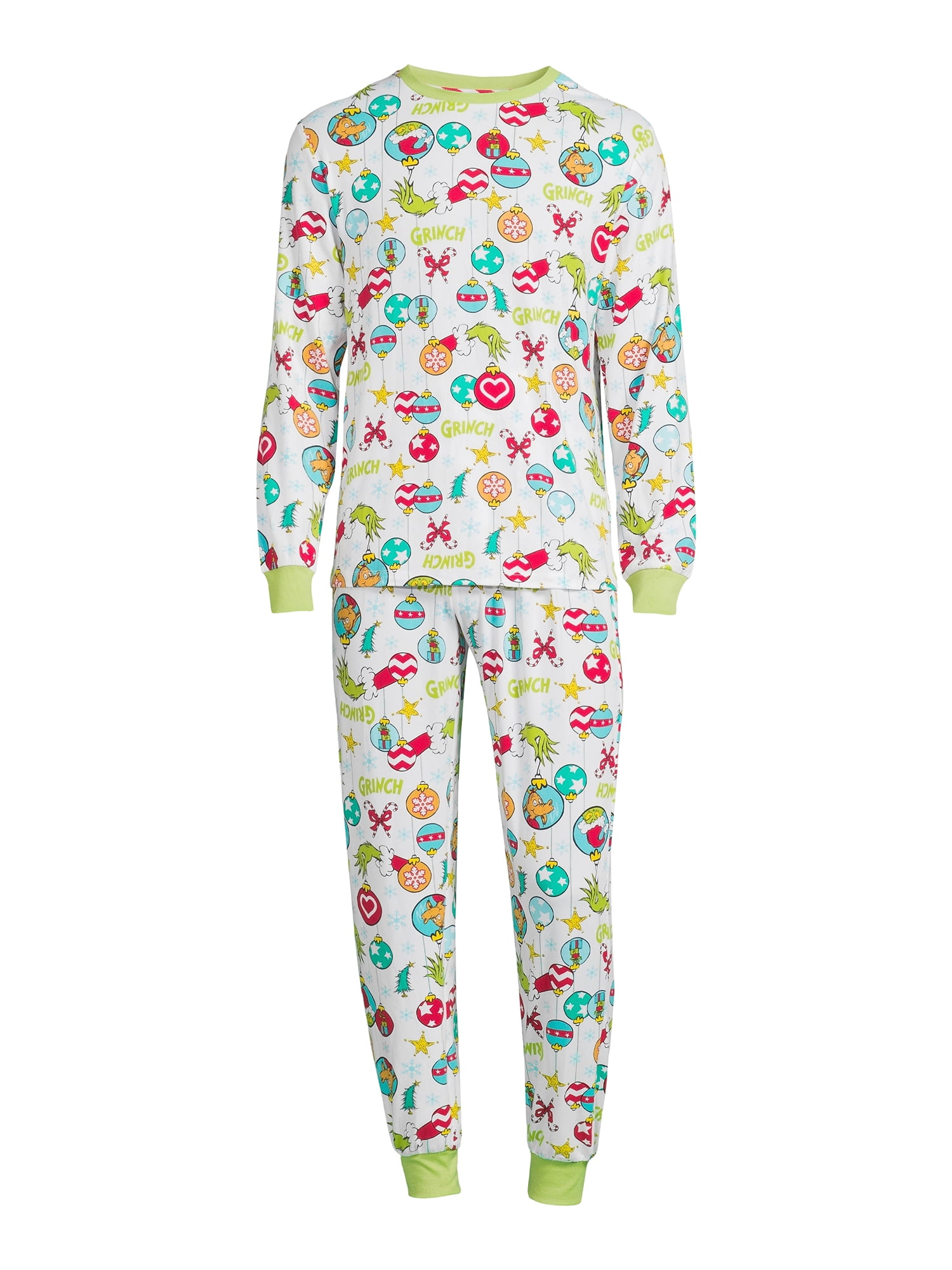 Dr. Seuss' The Grinch Men’s Family Pajamas Set, 2-Piece