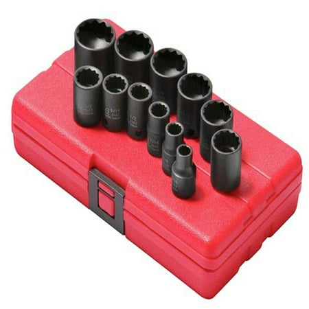 

Sunex 3674 12-Piece 3/8 in. 12-Point SAE Impact Socket Set