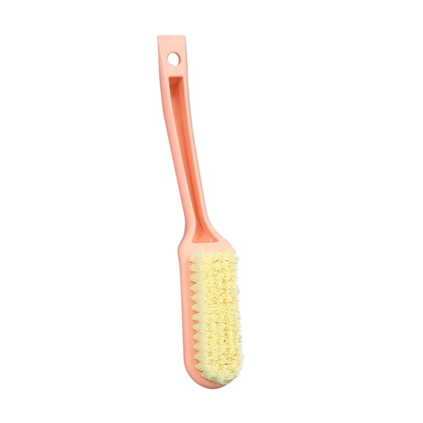 Cepillo de limpieza multiusos con mango largo | Cepillo desmontable para zapatos y ropa para el hogar, la cocina y el baño | Mango ergonómico antideslizante y anilla para colgar