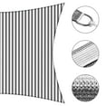 thumbnail image 6 of Yescom 20x16Ft 97% UV Block Rectangle Sun Shade Sail Outdoor Patio Pool Garden Yard Lawn Carport Net Awning Gray+White, 6 of 11