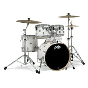 PDP PDCM20FNPW Concept Maple Drum Set, Pearlescent White - 4 Piece