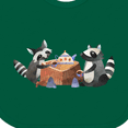 thumbnail image 4 of Inktastic Raccoon Tea Party Boys or Girls Baby Bib, 4 of 4