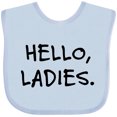 thumbnail image 3 of Inktastic Hello, Ladies Boys Baby Bib, 3 of 4