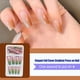 thumbnail image 3 of Minnieouse 1 Juego de prensa de punta francesa en las uñas Gradient Extra Long Ballerina Salon Kit de manicura para niñas 24 piezas Pegamento 2g, 3 of 6