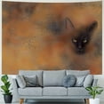 thumbnail image 4 of Orinice Cat Tapestry Wall Hanging Unique Style Graphic Tapestries Home Wall Decor Art Living Room Bedroom Apartment Farmhouse Dorm 40x60inch, 4 of 6