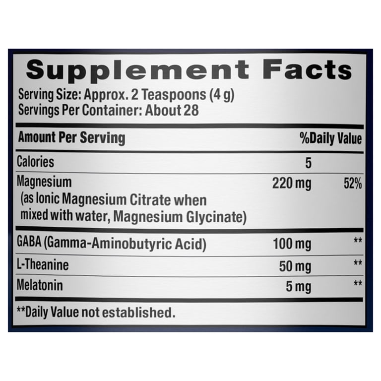 Natural Vitality Calm Sleep Magnesium Drink Mix, Wildberry photo 6