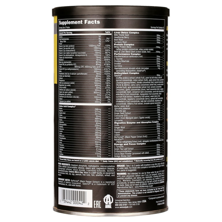 ユニバーサルニュートリション アニマルパック animal pak Amazon.com: Animal Pak - Convenient Multivitamin for Men