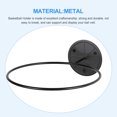 thumbnail image 2 of Miangastore Wall Basketball Rack Metal Football Holder Wall Football Holder Hat Display Rack Wall Ball Rack, 2 of 8