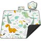 thumbnail image 1 of Manta de pícnic impermeable con diseño de dinosaurio Poedist, 203 x 203 cm, 1 of 8