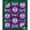 Shiny Amethyst Purple, variant on Christmas By Krebs 2 5/8" (67mm) Seamless Glass Ornament [8 Pieces], Decorated Designer Heirloom (Classic White Velvet)